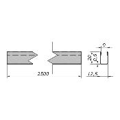 Profil U inox pour vitrage 8mm