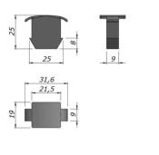 Garniture entre vitrage pour garde-corps - Verre 10+10mm