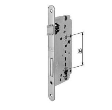 Serrure AGB SICUREZZA 2.0 - Bords arrondis - 22x238mm - Cylindre