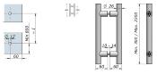 Barre de tirage droite double D25mm