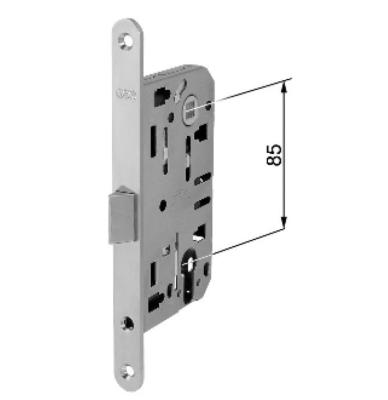 Serrure AGB MEDIANA EVOLUTION - 18x196mm - Cylindre