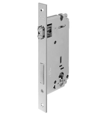 Serrure à rouleau AGB SICUREZZA ROLLER LATCH - 22x238mm bords carrés - Cylindre