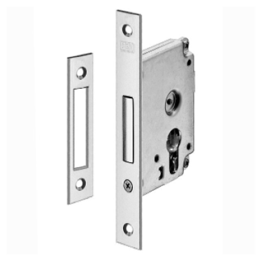 Serrure AGB SICUREZZA MORTICE LOCK - Bords droits - 22x168mm - Cylindre